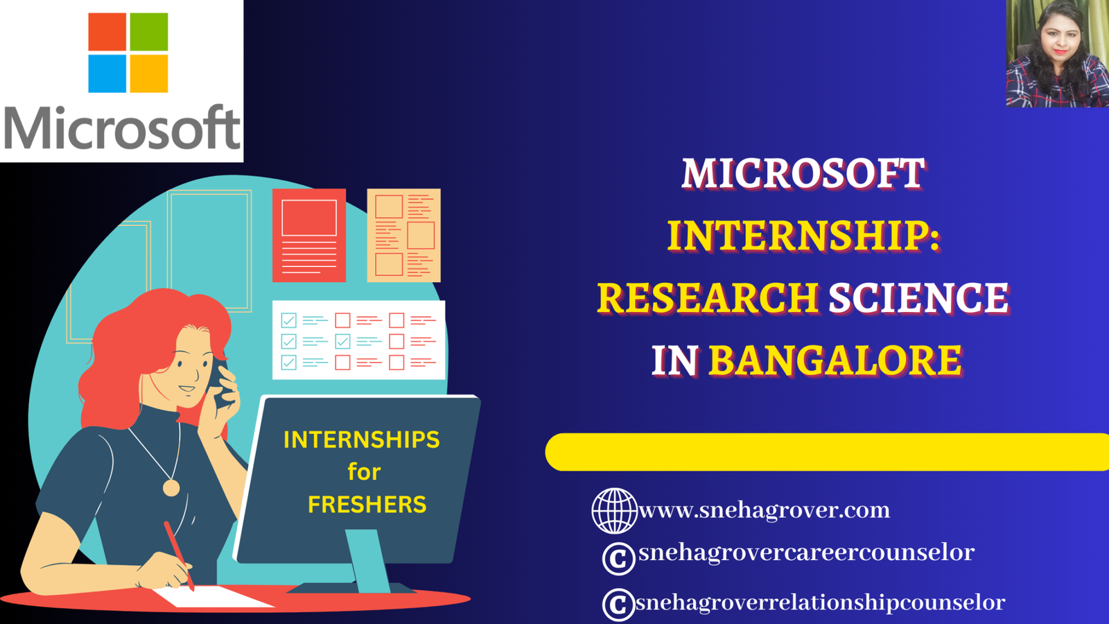 MICROSOFT OFFERS INTERNSHIP 2024 RESEARCH SCIENCE IN BANGALORE